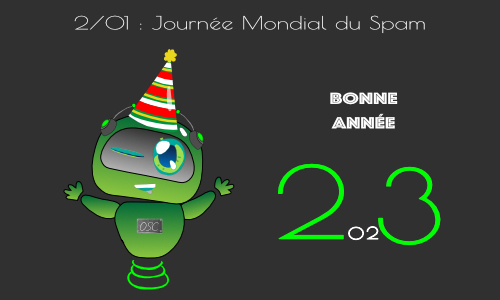 Bonne Année 2023 avec la Journée du Spam