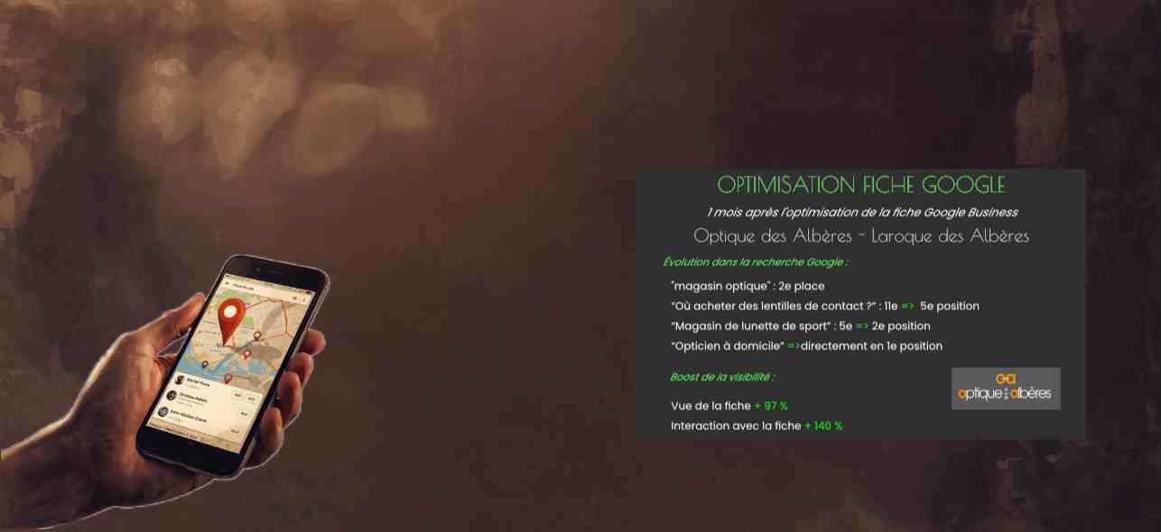 Optimisation Fiche Google - Optique des Albères