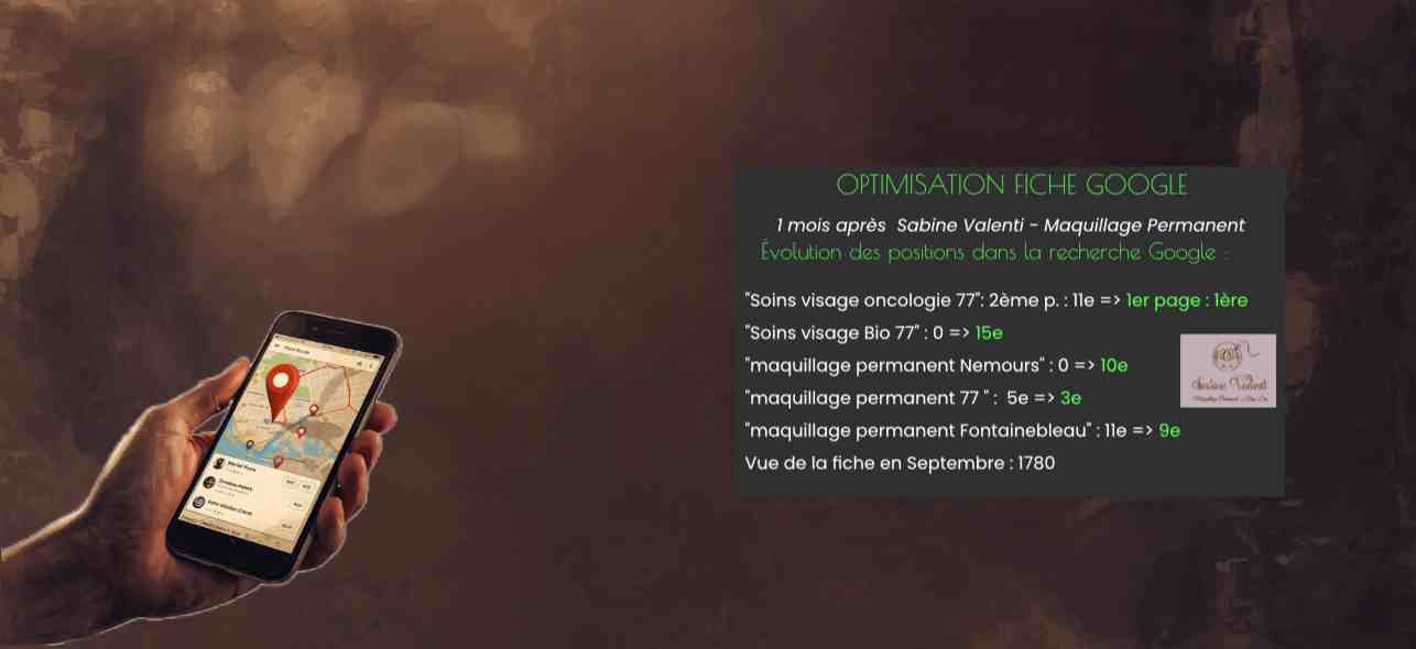 Optimisation Fiche Google - Sabine Valenti
