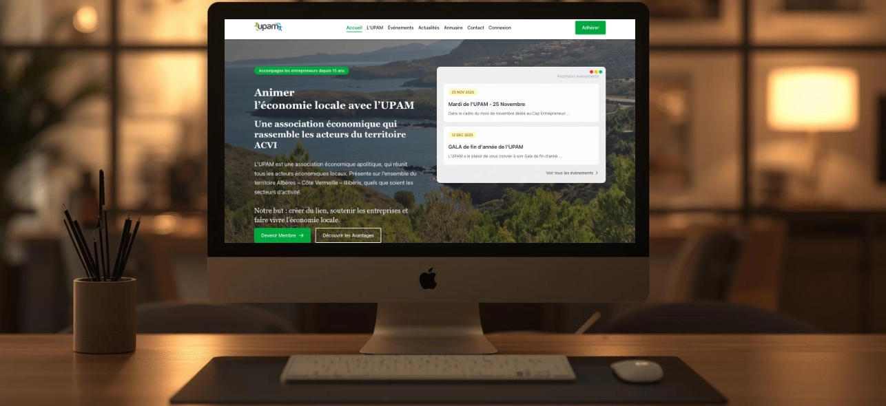 Refonte totale site - UPAM