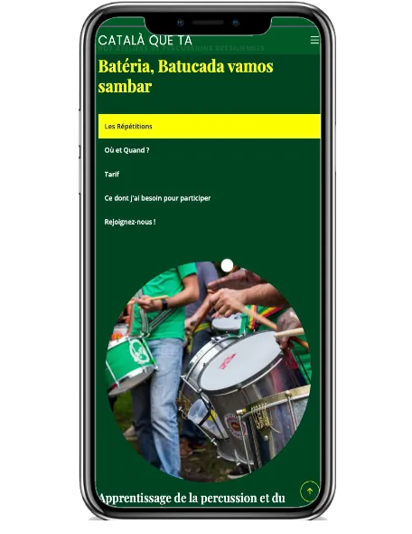 Site Vitrine - Association Catalá Que Tá