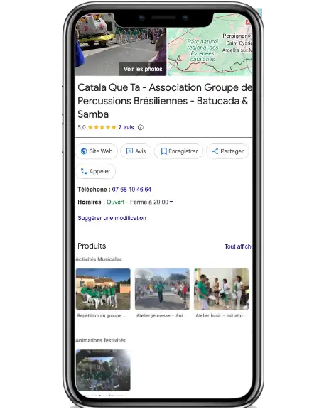 Optimisation Fiche Google - Catalá Que Tá