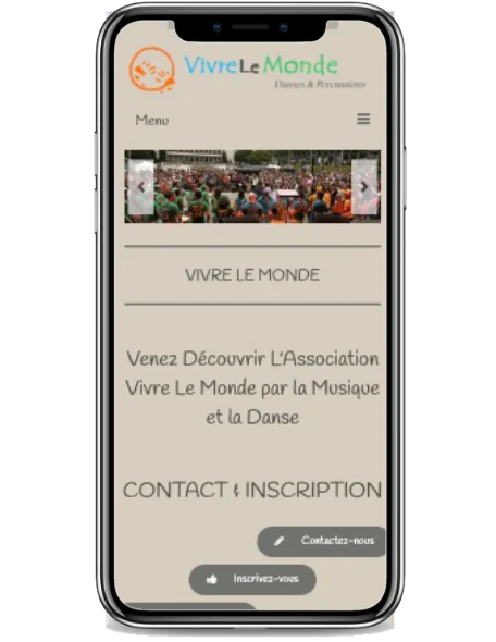 Refonte Site Vitrine - Vivre Le Monde