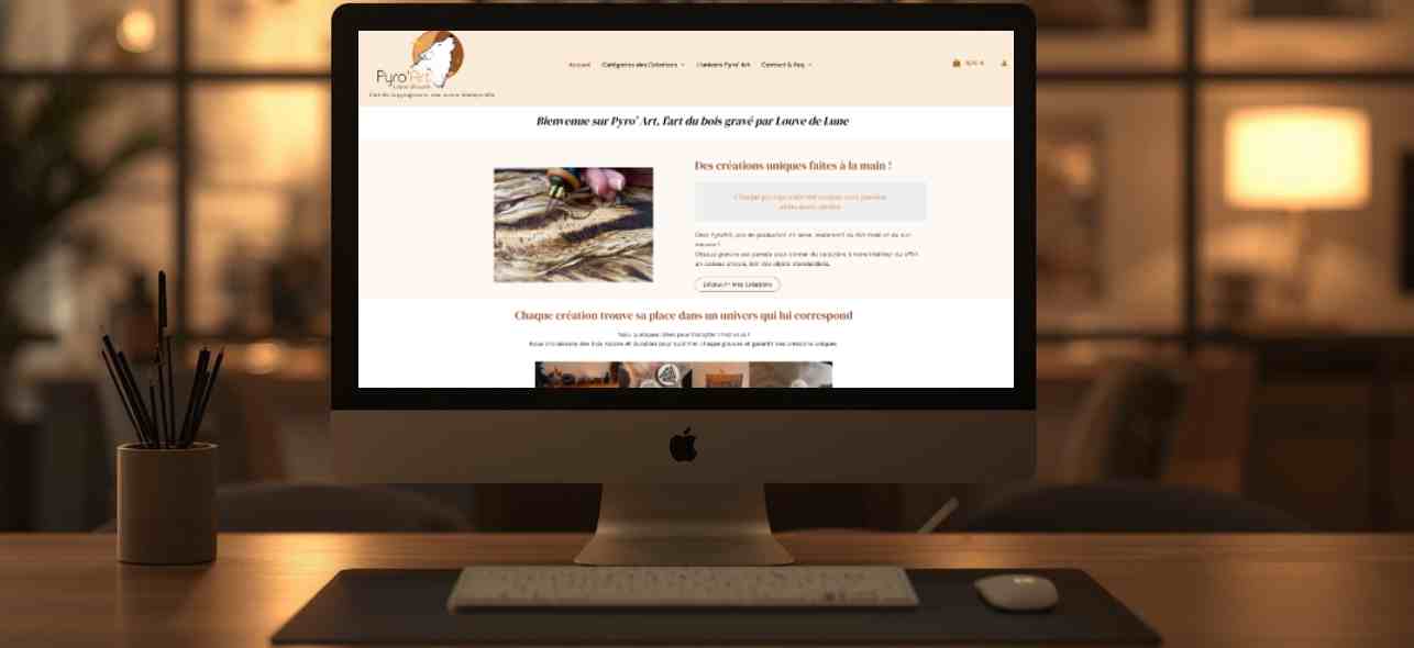 Refonte Ecommerce Pyro'Art