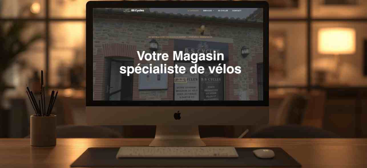 Site Vitrine sur mesure - BS.Cycles Sorède 66