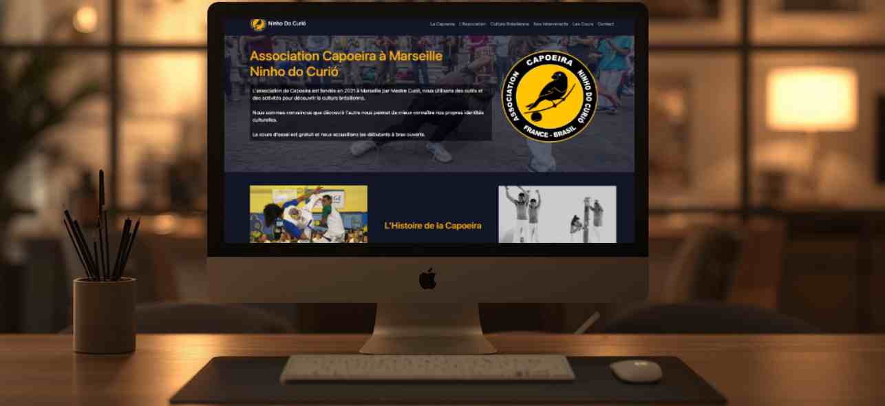Site Vitrine - Association Capoeira Marseille