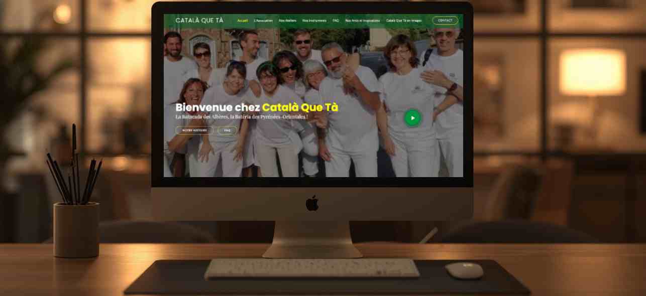 Site Vitrine - Association Catalá Que Tá